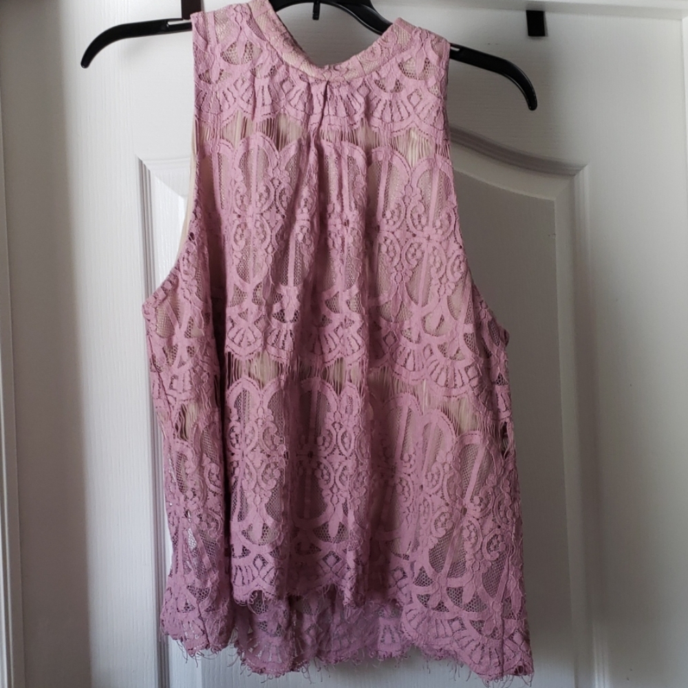 Juniors XL Blush blouse